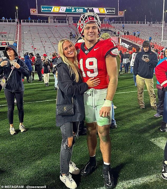 Bowers and Newell started dating in 2021 despite attending different football-crazy schools