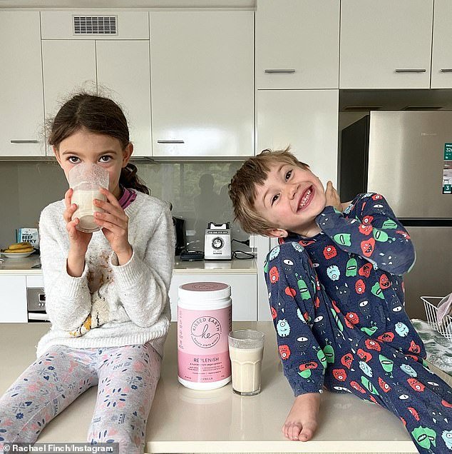 The doting mother often shares her healthy home-cooked meals on Instagram, but has repeatedly had to hit back at trolls' wild accusations about her children's diets