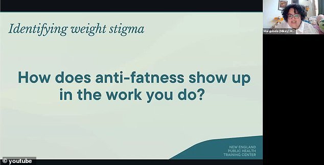 Mercedes has also led presentations on how “anti-fatness comes through in the work you do” – which she says includes using “fear-mongering language to encourage healthy eating and physical activity”.