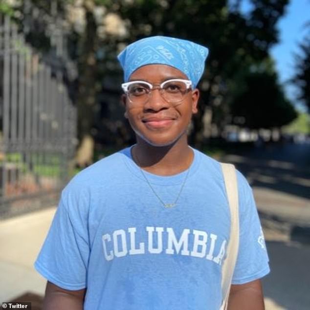 Khymani James, a senior at Columbia University, is now banned from setting foot on the New York City campus