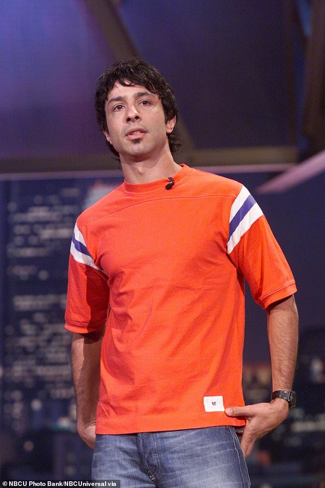 Arj (pictured in 2001) caused controversy when he asked mother-of-three Trish Faranda and her baby Clara to leave his show at the Melbourne Comedy Festival because he was being disruptive.