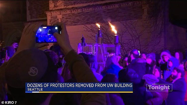 Dozens of protesters were cleared from the UW building as pro-Palestinian protests continue to unfold across the country