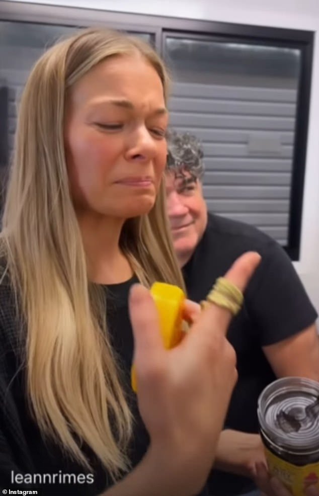 The American singer, 41, who was recently Down Under to film new series of The Voice Australia, shared a clip on Instagram of her slamming the sandwich staple