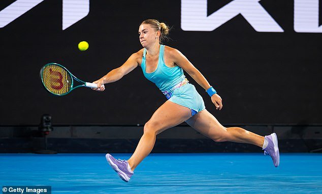 She started the season well and reached the eighth finals at the Australian Open