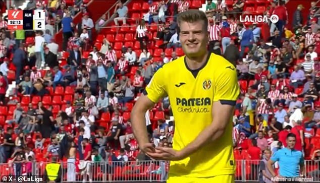 The Villarreal striker missed the birth of his daughter and scored a winner in the 92nd minute