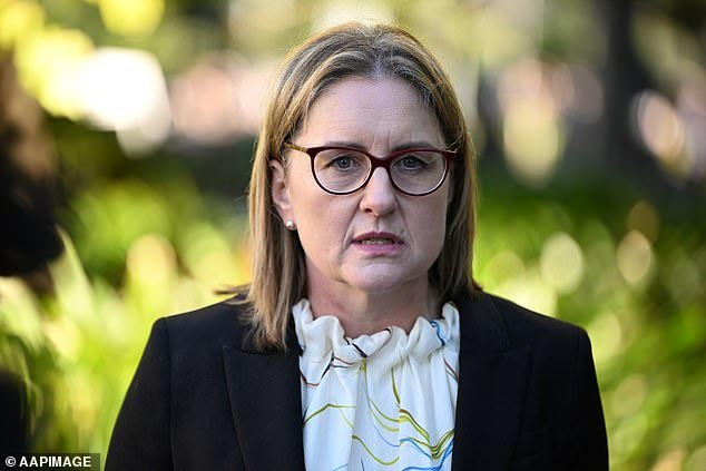 In a statement issued on Friday evening, Victoria Premier Jacinta Allan (pictured) said she had asked Darren Cheeseman to resign from his role as Secretary of State for Education.