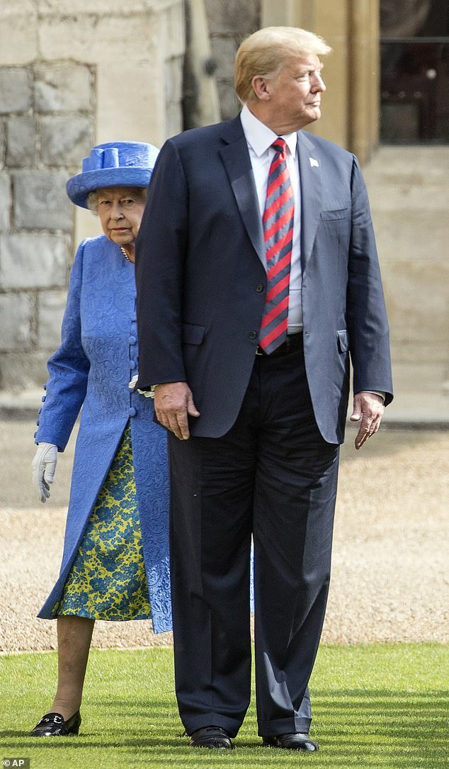 Donald Trump broke royal protocol by running for the monarch in 2018.  The frustration is clear