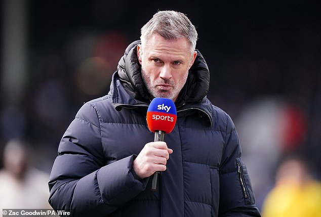Carragher (pictured) suggested Liverpool were wrong to gamble on the Dutchman over a former Premier League boss