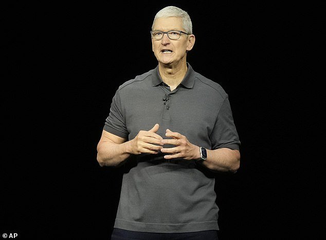 Apple CEO Tim Cook (pictured) also recently teased a big AI announcement, but it's unclear if it will happen on May 7