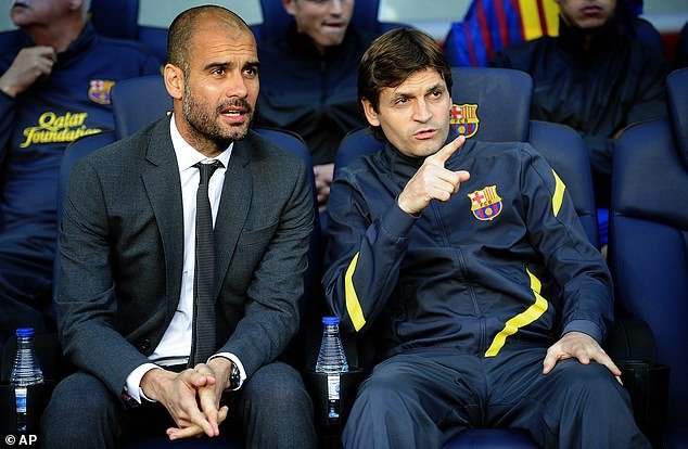 Barcelona enjoyed great success with Vilanova as Pep Guardiola's assistant