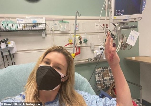 The reality star said the legal troubles left her with stress-induced angioedema