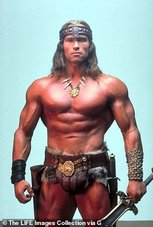 Schwarzenegger said 'it became a competition of the body';  depicted in Conan The Barbarian