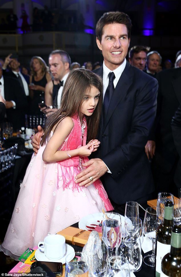 Before her parents' divorce, Suri was depicted incessantly, almost always held by her father.  And then, as soon as the split was announced in 2012, that ended