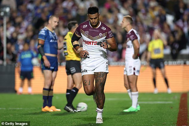 Olakau'atu's absence allowed Parramatta to put some early pressure on the Sea Eagles before the home side rallied to run over the top of the Eels.