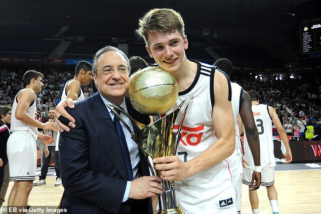 Doncic started his professional career in Madrid before joining the NBA in 2018