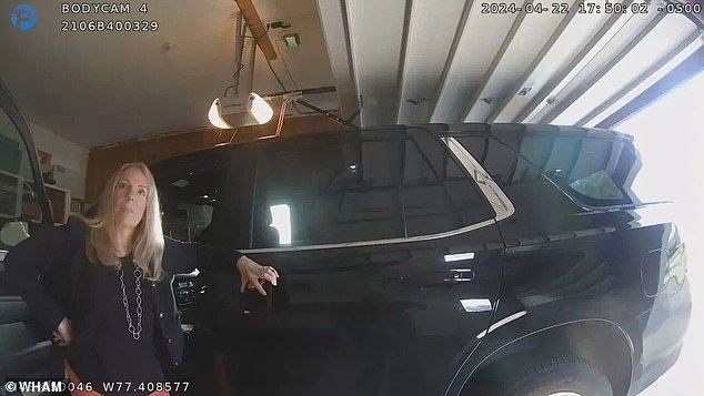 Bodycam footage shows the heated exchange - with Doorley saying: 'I didn't feel like stopping on Phillips Road at 5.30am.'