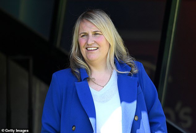 Chelsea boss Emma Hayes (pictured) will leave at the end of the season, but Charles has insisted this has not given the players any extra motivation and they are just focused on winning.