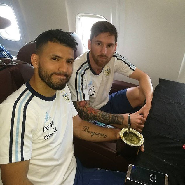 The tea also drunk by Sergio Aguero, in the photo, has become a 