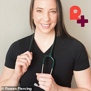 Sara Lacy, a registered nurse, now works at Rowan, a piercing company that employs nurses to make new earrings