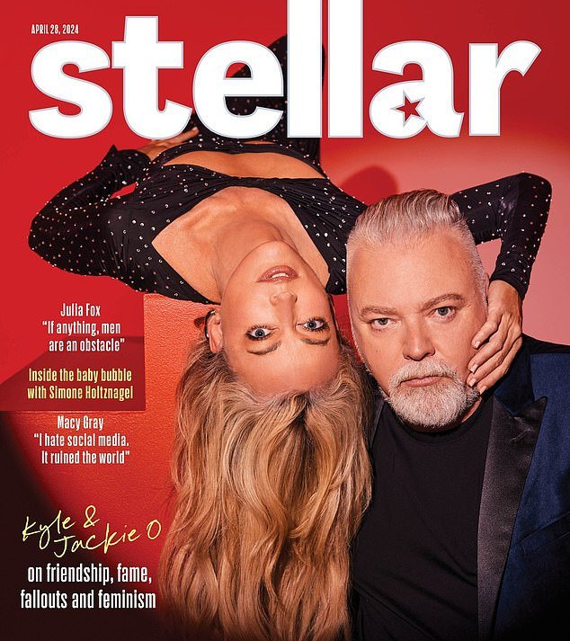 Jackie and Kyle appear on the cover of Stellar Magazine this week