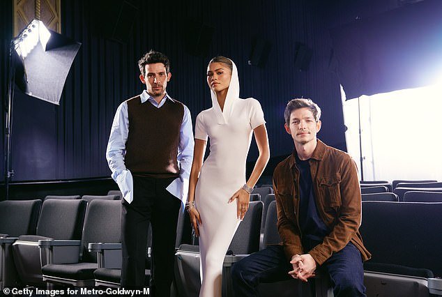 (L-R) Josh O'Connor, Zendaya and Mike Faist were put through their paces for the film