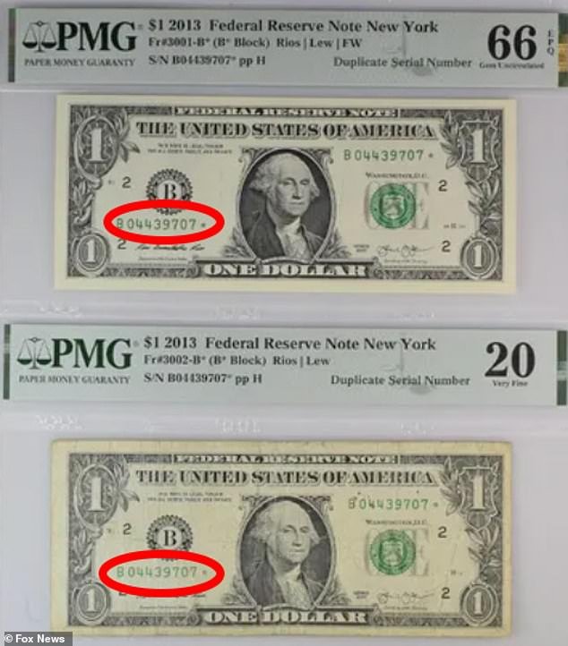 Only nine of these pairs have been matched, leaving millions of rare $1 bills