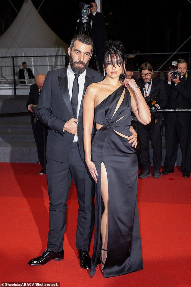 The singer and the actor started dating in January following her 2023 divorce from French director Romain Gavras, 42 (pictured with Romain in May 2023)