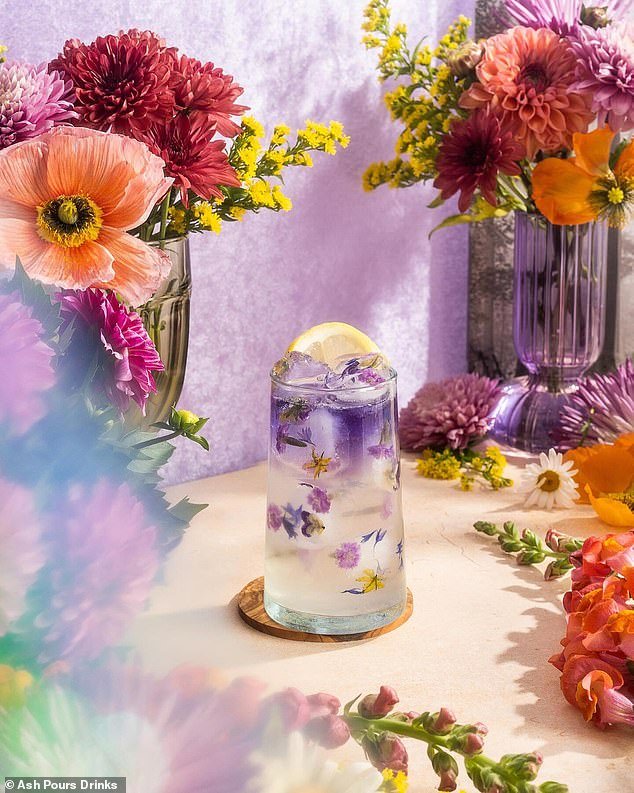 Inspired by generation-defining pop hits and the iconic women who sing them, Gibson brings their songs to life through her mixology recipe book, Sip Me, Baby, One More Time (pictured: a cocktail inspired by Swift's song 