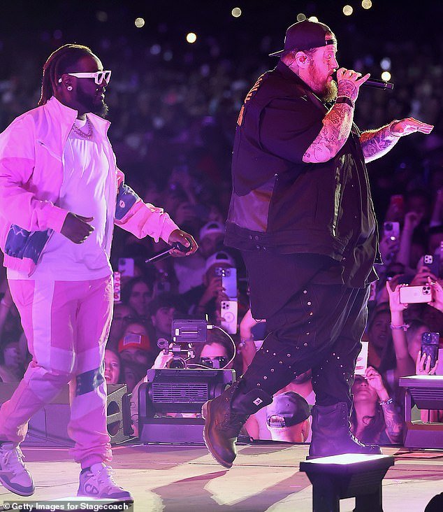 The hitmaker was joined by several guests during his set, including T-Pain, with whom he recorded a version of the late Toby Keith's Should¿ve Been A Cowboy, which was released on Amazon Music the same day.