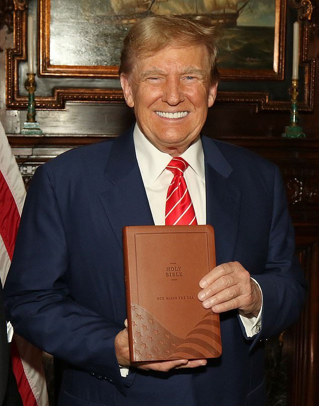 Trump last month launched the God Bless the USA Bible, which costs $60 — four times the normal amount — to fund his escalating legal bills
