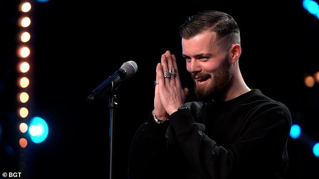 Harrison went on to receive four big yes votes from the judges after Simon needed some convincing about the artist's potential