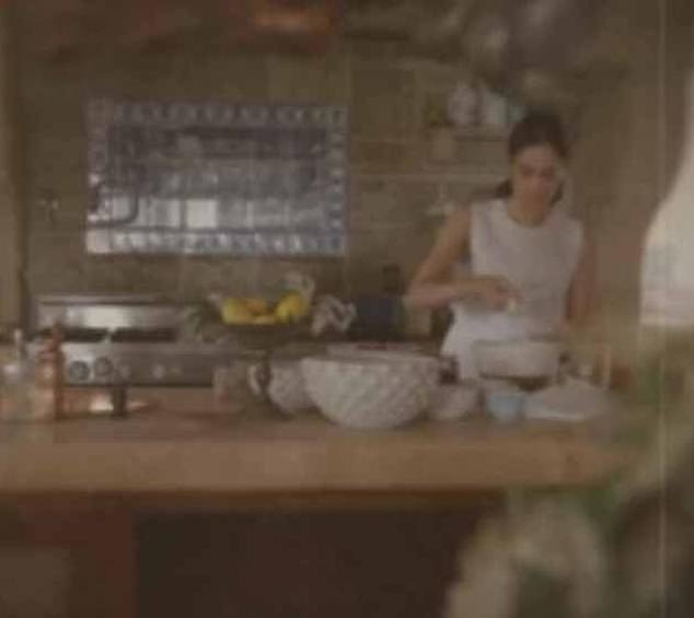 The Duchess, 42, unveiled the initiative last month by posting a glitzy video to Instagram showing her working in a rustic-looking kitchen, arranging white and pink flowers and whisking something into a bowl.