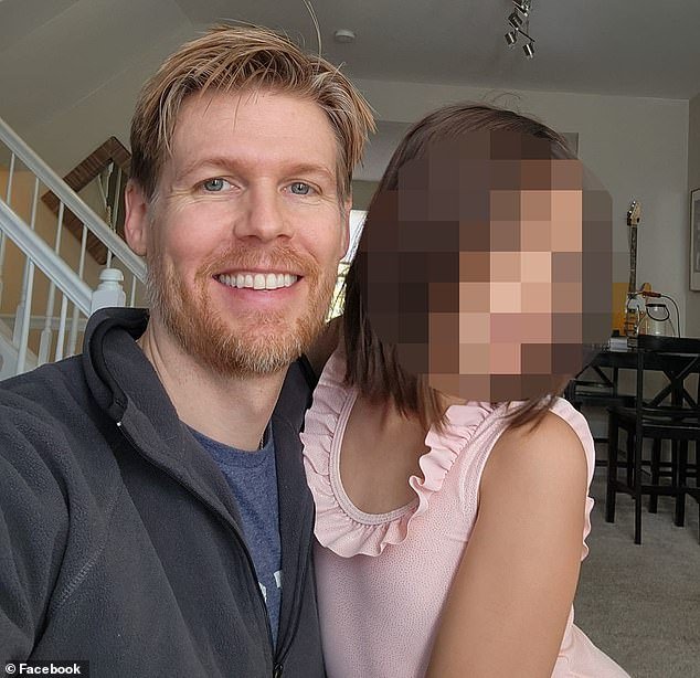 Jason, pictured with his daughter, has expressed no desire to raise any future children with Honeyhline - who has agreed to relieve him of the responsibility if she uses the embryos.