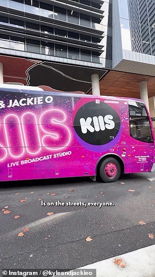 The show features a brand new bus that turns into a portable broadcast studio