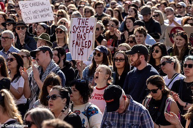 Australians across the country turned out in large numbers to call for an end to gender-based violence, following a series of recent attacks on women