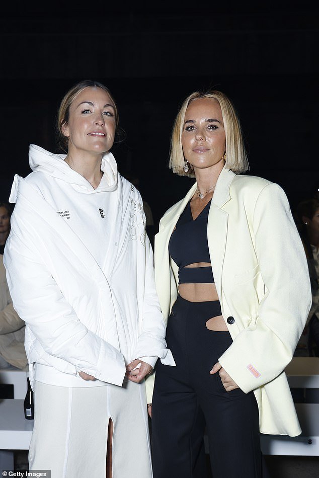 It comes after Pip and her PE Nation co-founder Claire Greaves (left) split before unveiling their latest collection at Australian Fashion Week.  Both shown