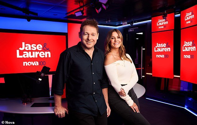 In November, Lauren, 42, and Jase were laid off from KIIS to make way for the launch of The Kyle and Jackie O Show in Melbourne on Monday.  An upset Lauren revealed on her breakfast show that she was not happy to see an attempt by a KIIS FM bus to enter the Nova event