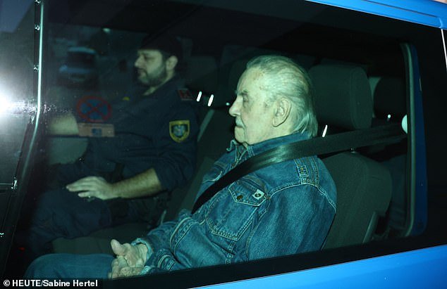 Incest monster Josef Fritzl was today released on parole from a prison for the mentally ill by an Austrian court, shortly after he was photographed outside prison for the first time in 15 years as he arrived in court today (pictured)