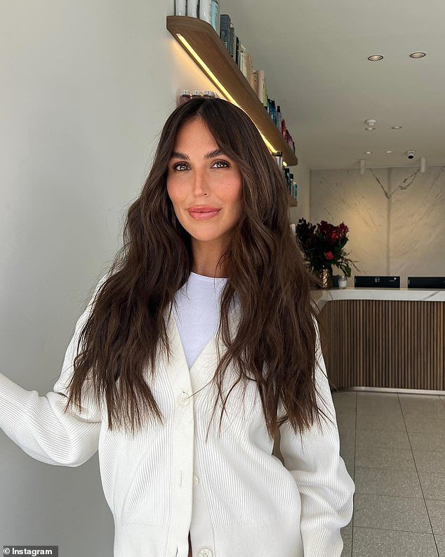 The reality TV star ditched her luscious blonde locks and has now opted for a dark brown color