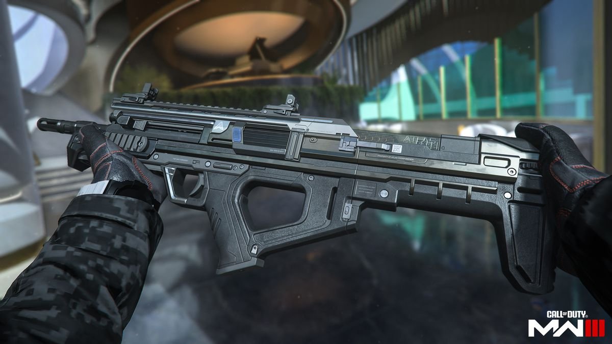 The BAL-27 assault rifle in Modern Warfare 3.