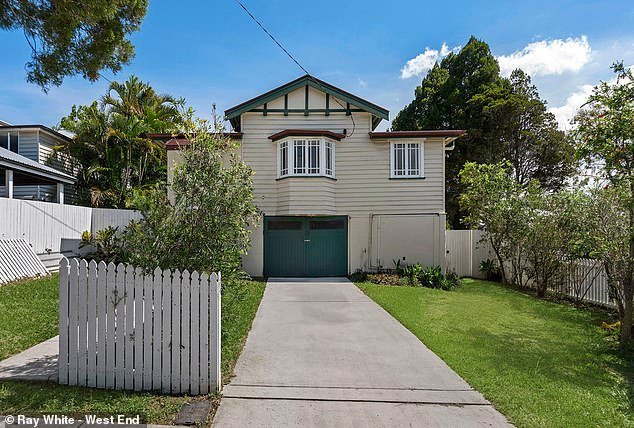 Brisbane's average house price has risen 15.9 per cent in the past year to $920,046, putting it within striking distance of overtaking Melbourne (pictured is a house in Moorooka)