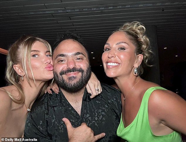 Daily Mail Australia reporter and MAFS expert once again became the unofficial Uber driver of the Married At First Sight cast during filming last year.  Pictured with Lauren Dunn and Sara Mesa