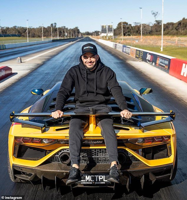 Block bidder Adrian 'Mr Lambo' Portelli will be in Melbourne this weekend to show off his collection of motor vehicles valued at a whopping $13 million.  (Pictured)