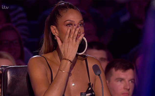 Alesha Dixon has revealed her Golden Buzzer act on this series of Britain's Got Talent left her in 'ugly' tears (pictured in 2019)