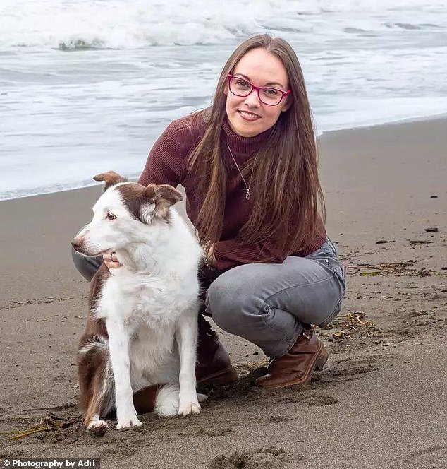 Adri Pendleton, 29, had been living in Amsterdam with her two dogs, Loki and Nelly, for six years when her relationship ended.  She decided to move back to the United States