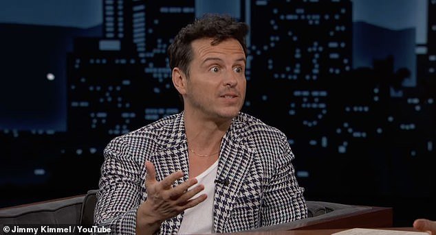 Andrew Scott has revealed the 'truly terrifying' challenge he faced while playing fictional serial killer Tom Ripley during a candid chat with Jimmy Kimmel