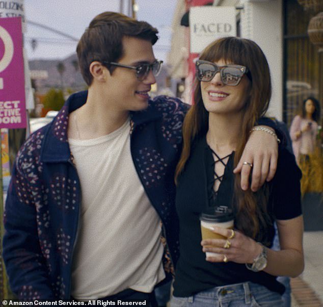 The premise of the film is that she becomes romantically involved with a 24-year-old singer from the boy band August Moon, Hayes Campbell, who is played by Galitzine.  Last month, Hathaway addressed rumors that her on-screen love interest is based on One Direction alum Harry Styles and that her character is based on his real-life ex Olivia Wilde.  The film adaptation of The Idea of ​​You premieres on Prime Video on May 2