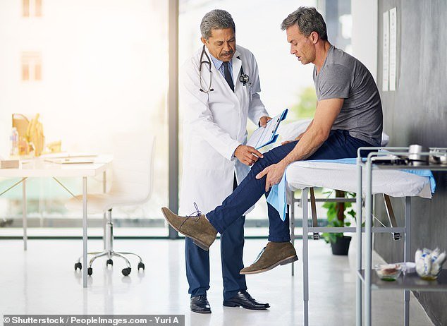 A blood test can detect osteoarthritis in the knees up to eight years before it shows up on X-rays - leading to hope for preventive treatment (stock image)