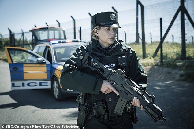 The Welsh actress, 44, plays the lead role, newcomer PC Grace Ellis in the Belfast-based BBC drama, which is currently airing its second series