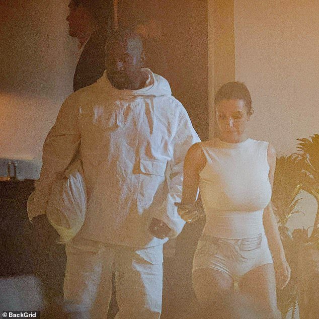 Bianca Censori made sure all eyes would be on her as she grabbed dinner with Kanye West in West Hollywood on Wednesday